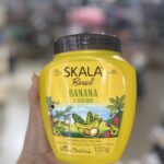 كريم Skala Brasil Banana e Bacuri – 2 في 1 لإصلاح الشعر ولمعانه – 1000 غرام