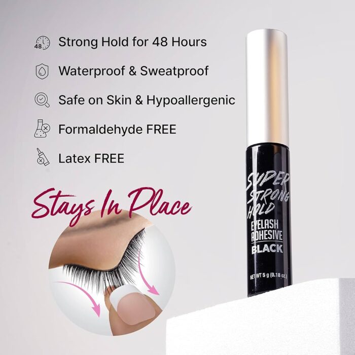 ⁦لاصق رموش شفاف i-Envy Super Strong Hold – مقاوم للماء⁩ - الصورة ⁦2⁩