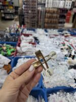 مشبك شعر معدني ذهبي عدد 2 - الصورة 2