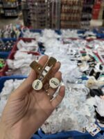 مشبك شعر معدني ذهبي عدد 2 - الصورة 3