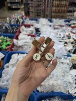 مشبك شعر معدني ذهبي عدد 2 - الصورة 4