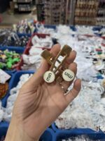 مشبك شعر معدني ذهبي عدد 2 - الصورة 5